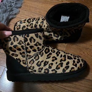 UGG Cheetah ankle boots